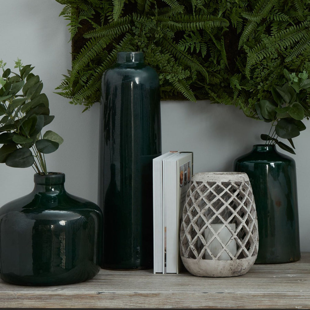 Cornhill Emerald Glazed Vase
