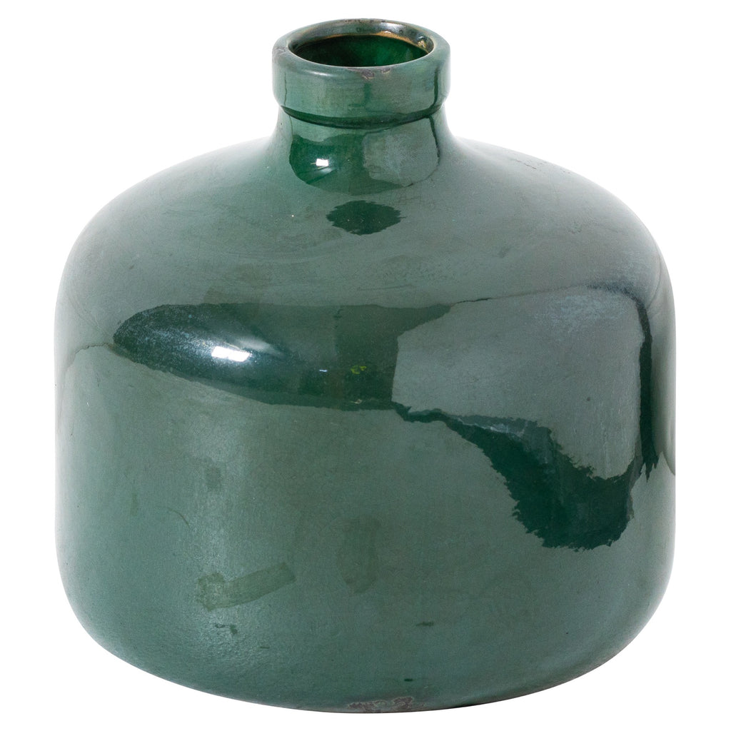 Cornhill Emerald Glazed Vase