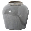 Elsdon Grey Glazed Vase