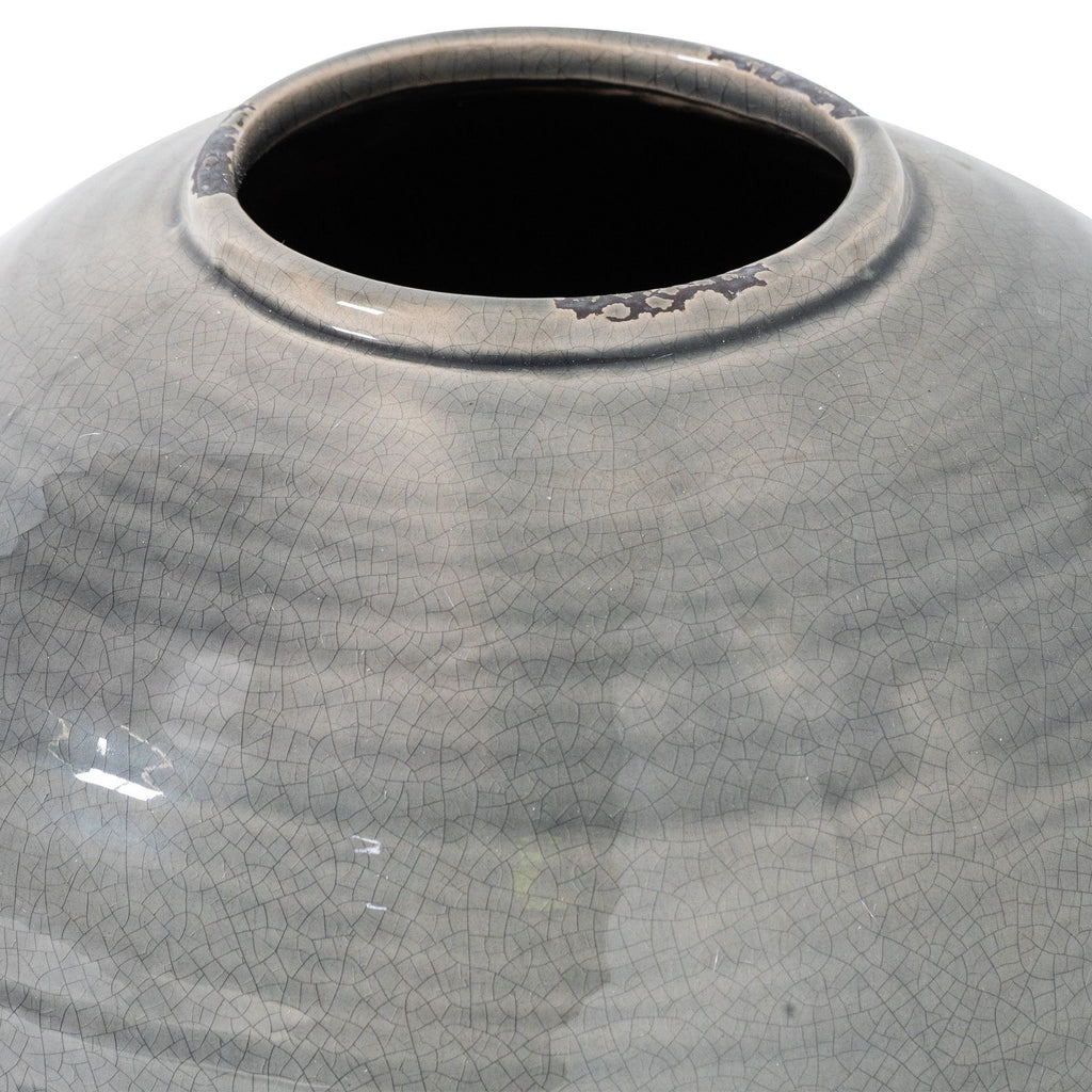 Meldon Grey Glazed Vase