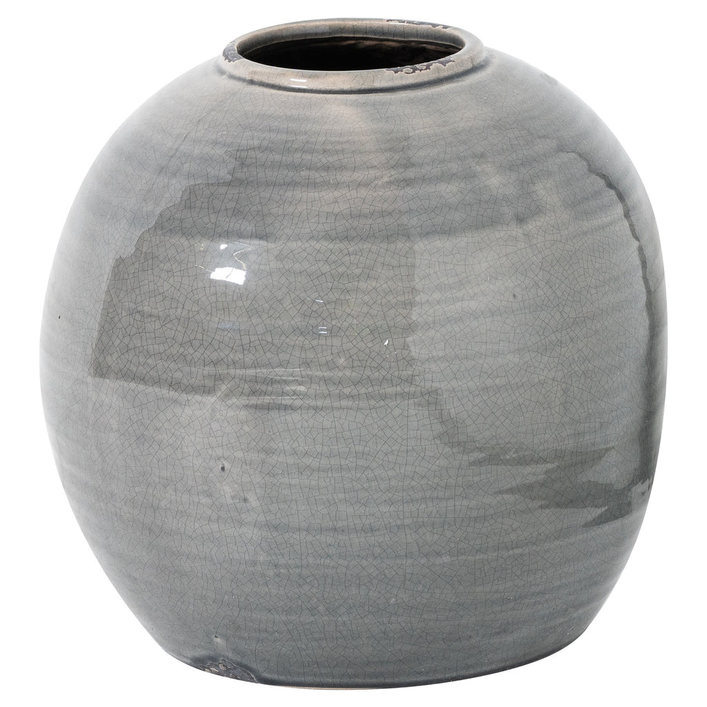 Meldon Grey Glazed Vase