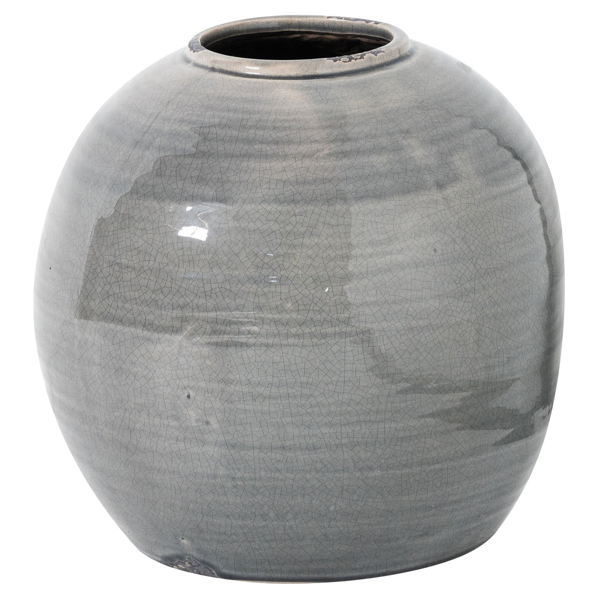 Meldon Grey Glazed Vase