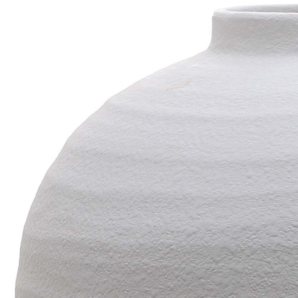 Scrainwood Matt White Ceramic Vase