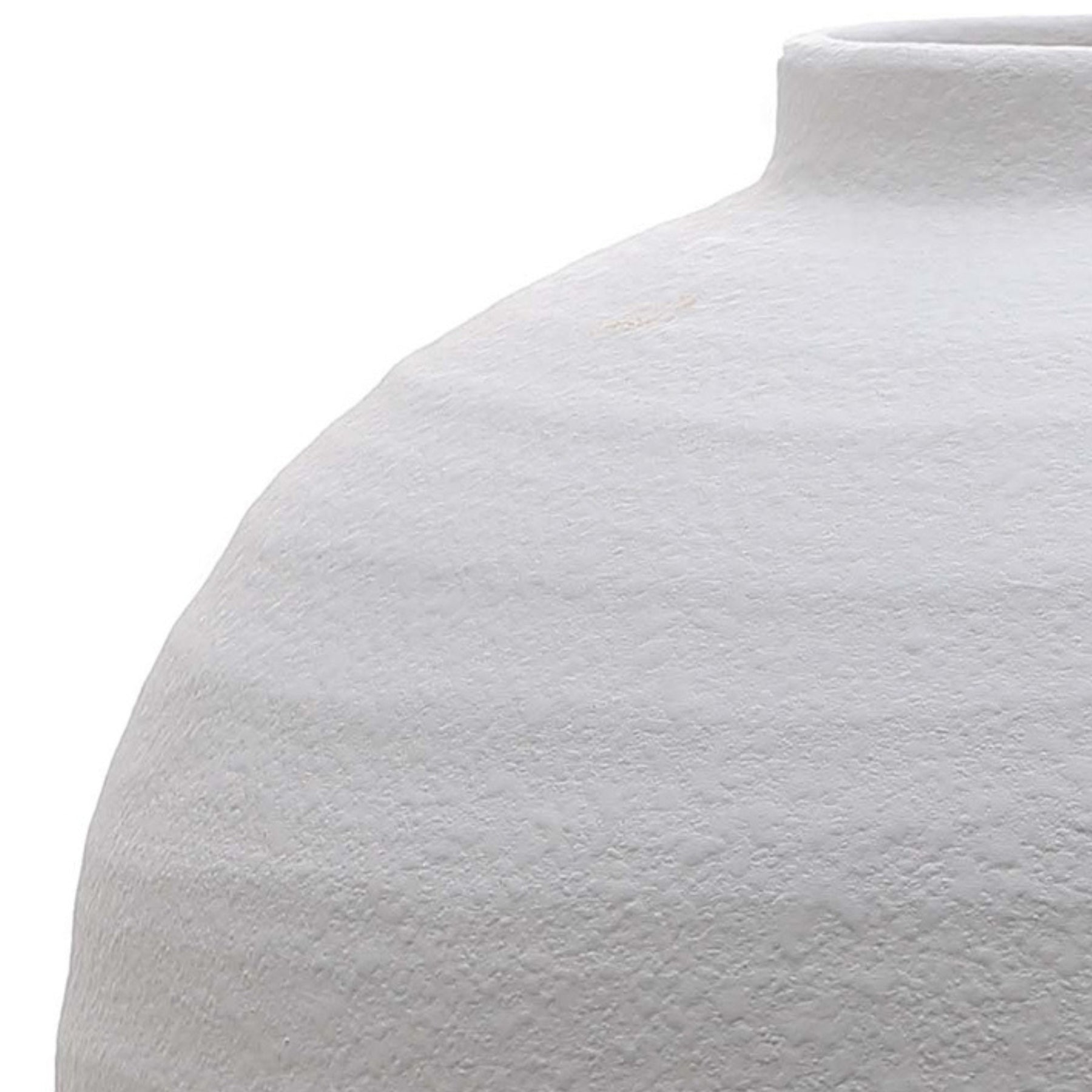 Scrainwood Matt White Ceramic Vase