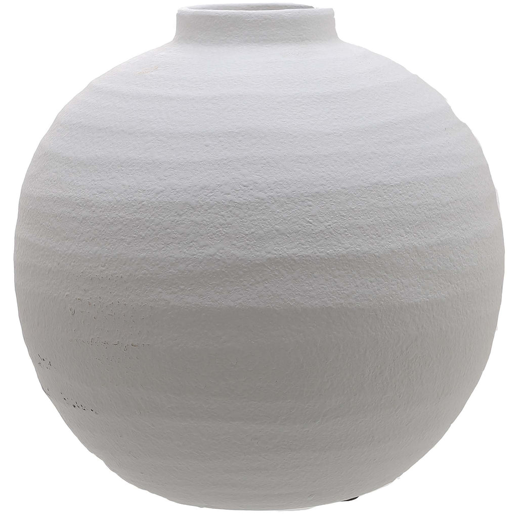 Scrainwood Matt White Ceramic Vase