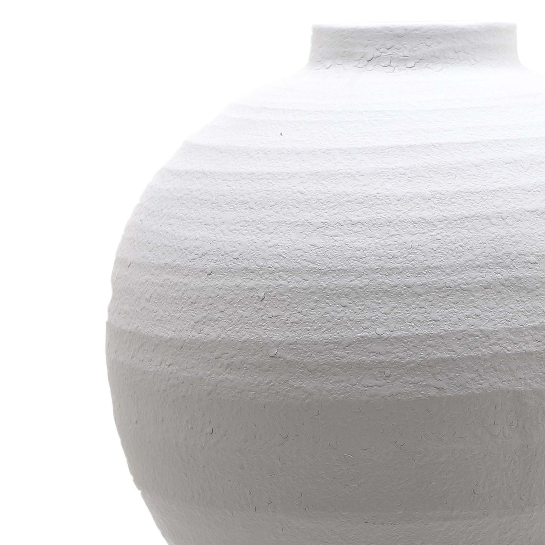 Greensidehill Large White Ceramic Vase