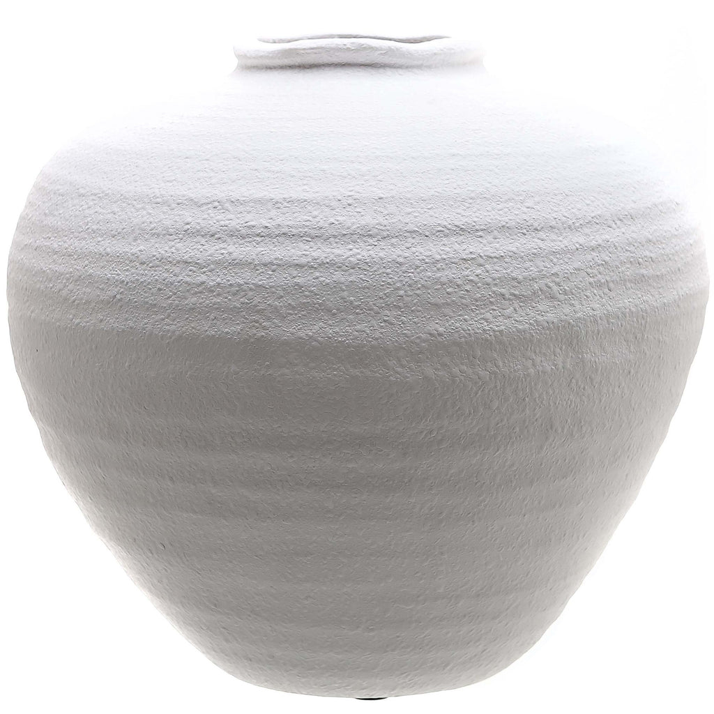 Roseden Matt White Ceramic Vase