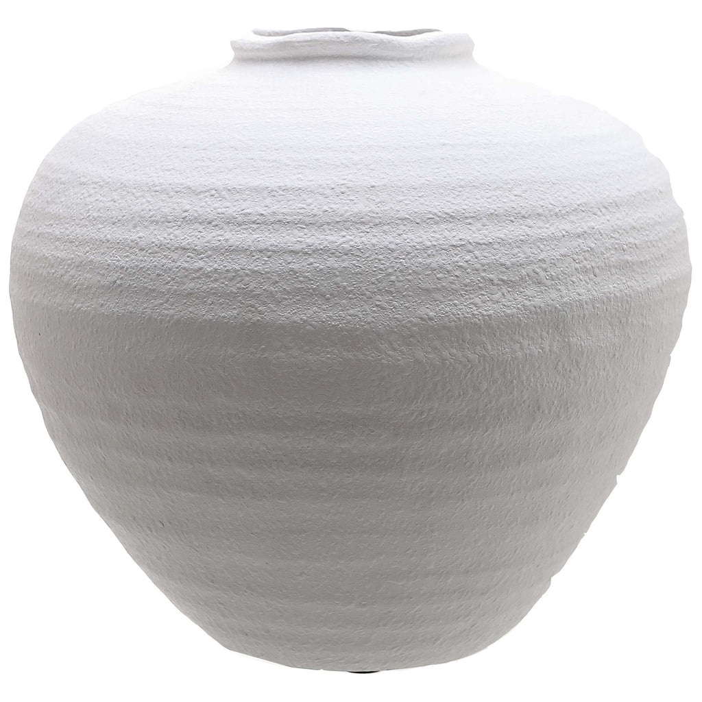 Hartside Large Matt White Vase