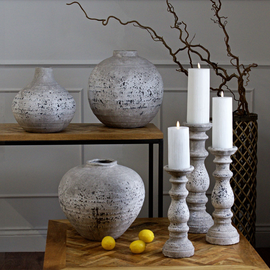 Ilderton Stone-Effect Ceramic Vase