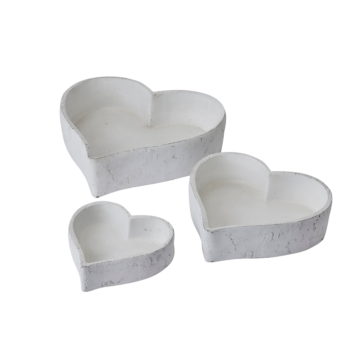 Bavington Set of Three Matt White Ceramic Dishes