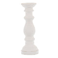 Dissington Matt White Column Candle Holder