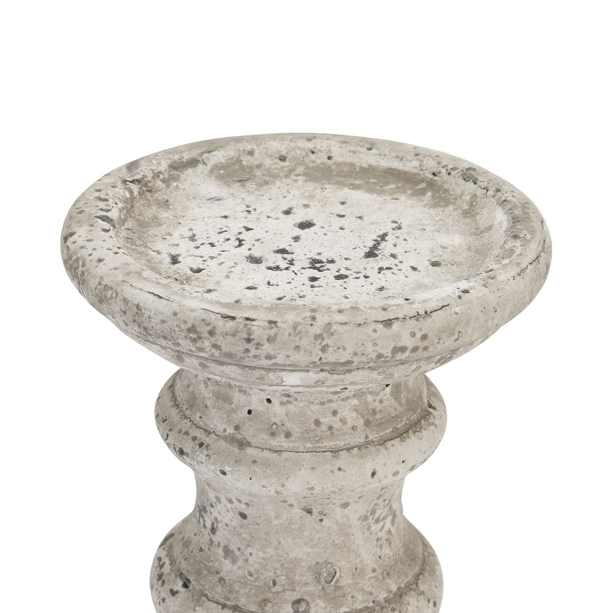 Tweedmouth Stone Ceramic Column Candle Holder