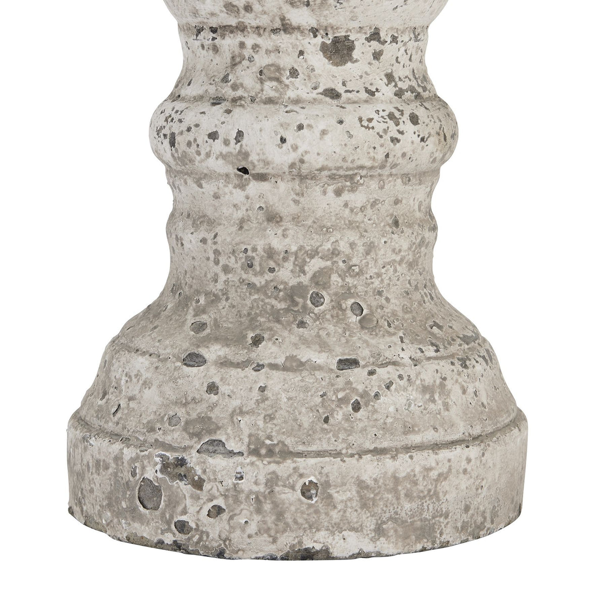 Tweedmouth Stone Ceramic Column Candle Holder