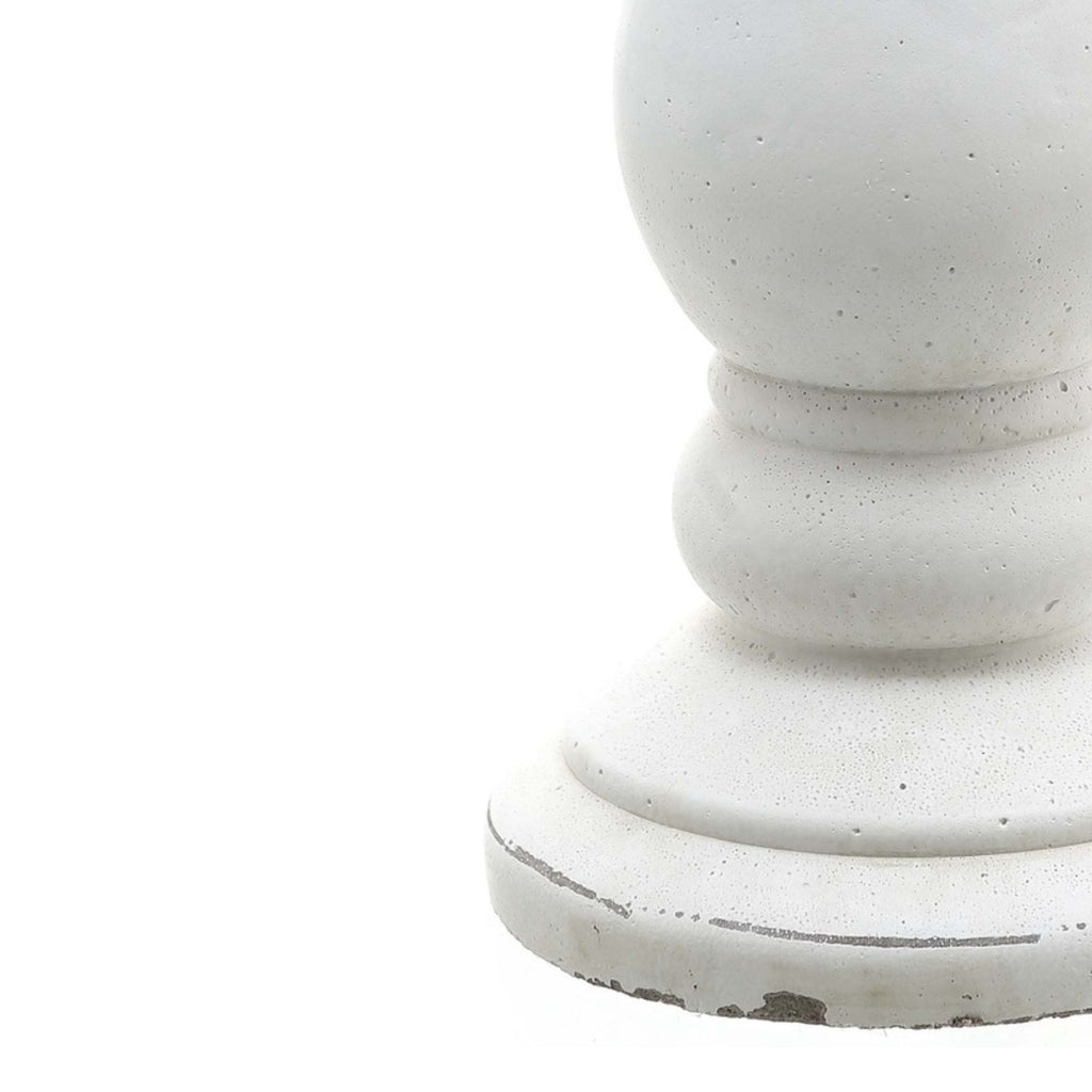 Ancroft Matt White Ceramic Candle Holder