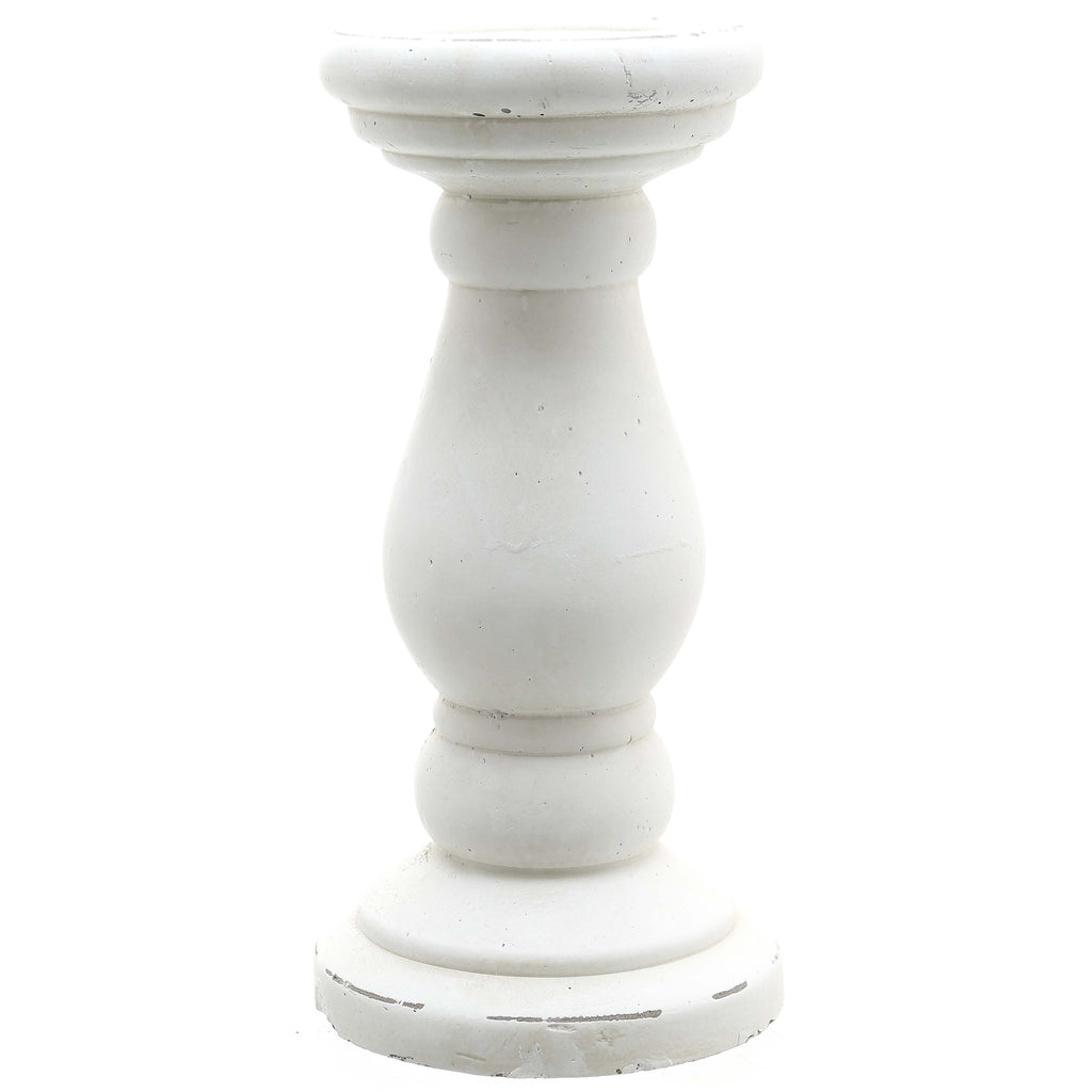 Ancroft Matt White Ceramic Candle Holder