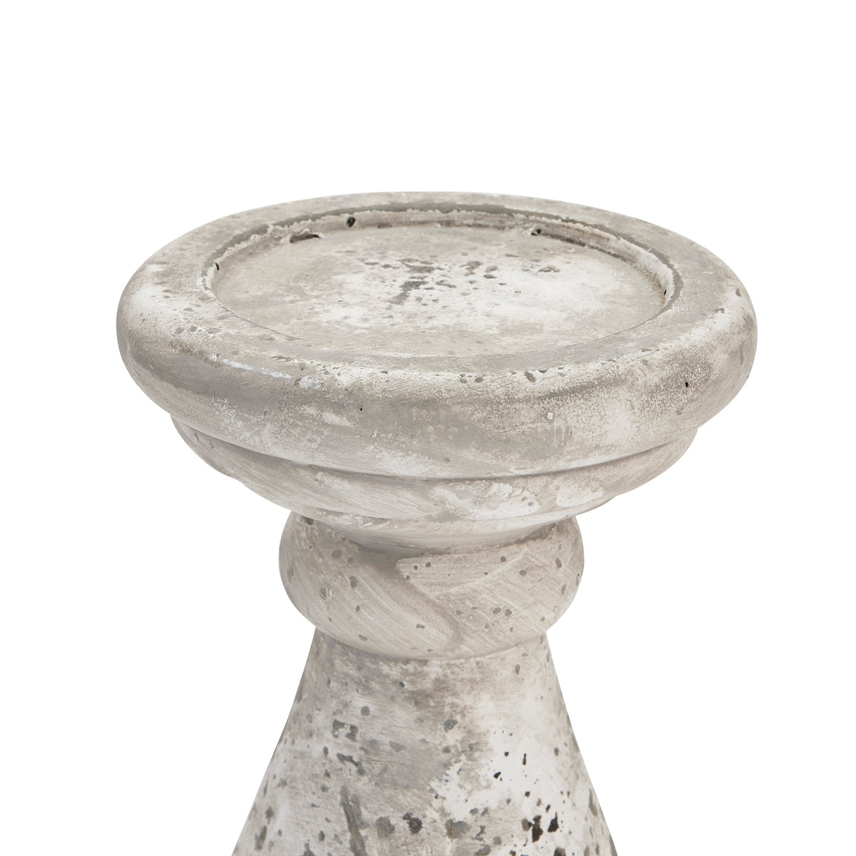 Lowick Large Stone Ceramic Candle Holder