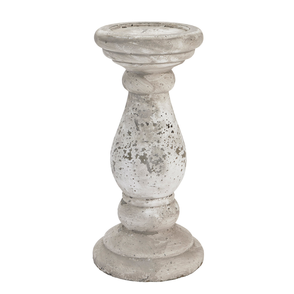 Lowick Large Stone Ceramic Candle Holder