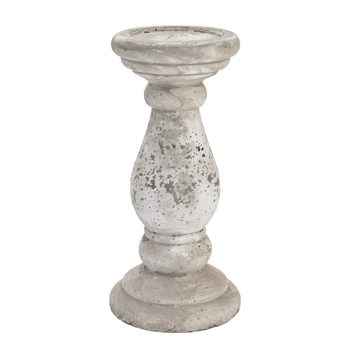 Lowick Large Stone Ceramic Candle Holder
