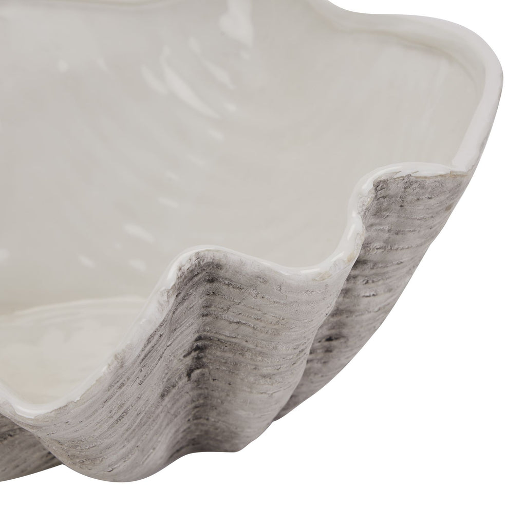 Barmoor Large Ceramic Shell Bowl