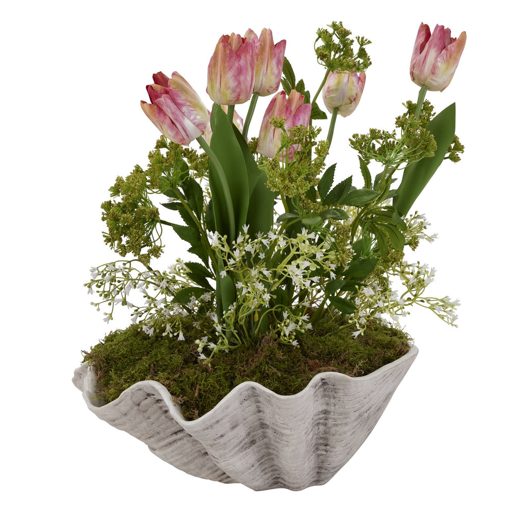 Barmoor Large Ceramic Shell Bowl