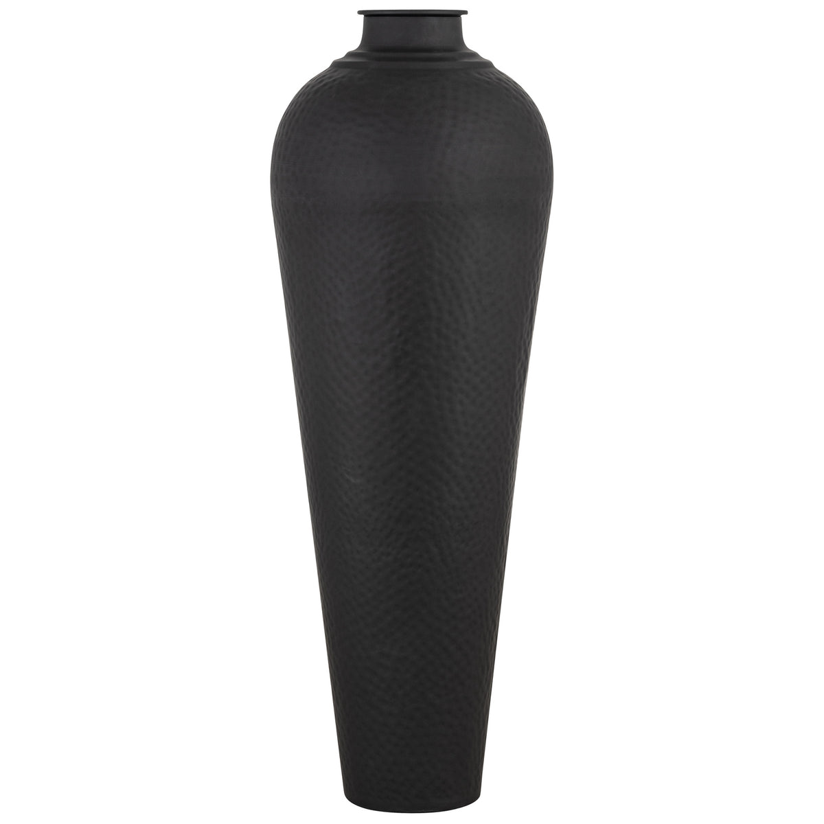 Yeavering Large Hammered Metal Vase