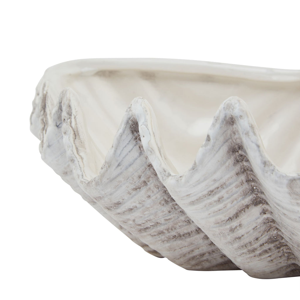 Holburn Medium Ceramic Shell Bowl