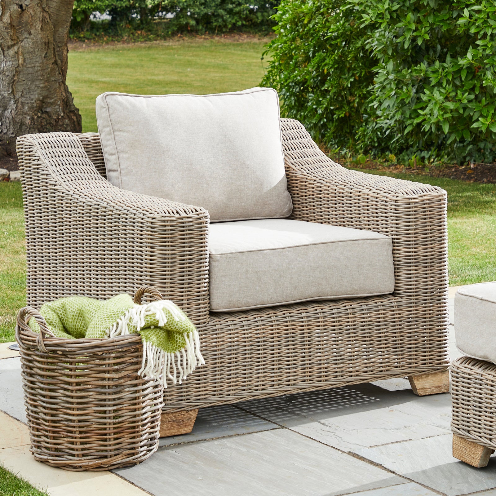 Newbiggin Woven Outdoor Armchair