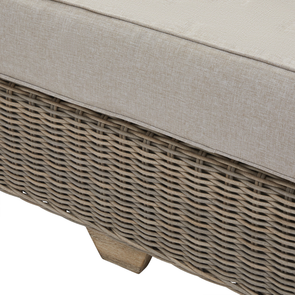 Hepscott Woven Outdoor Two-Seater Sofa