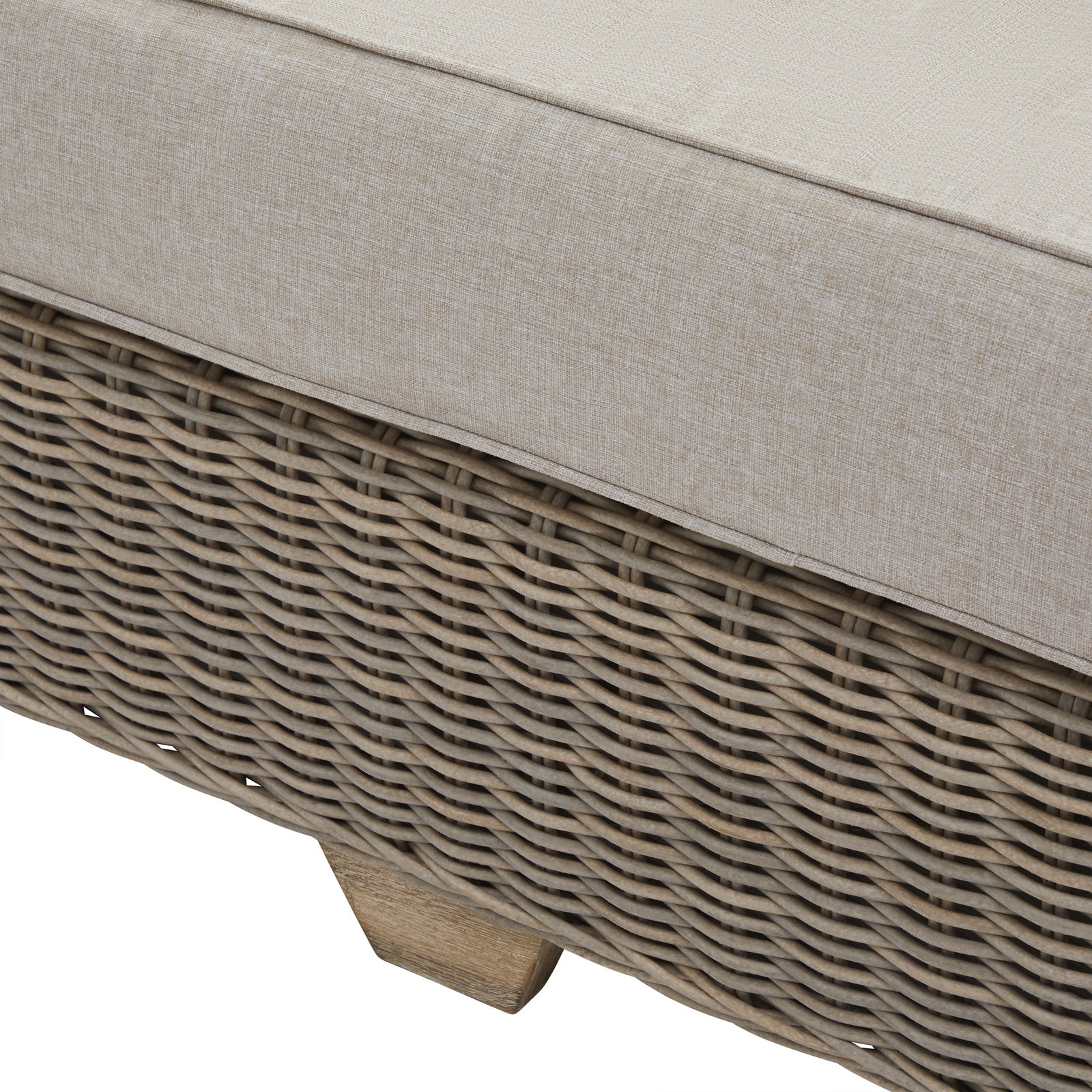 Hepscott Woven Outdoor Two-Seater Sofa