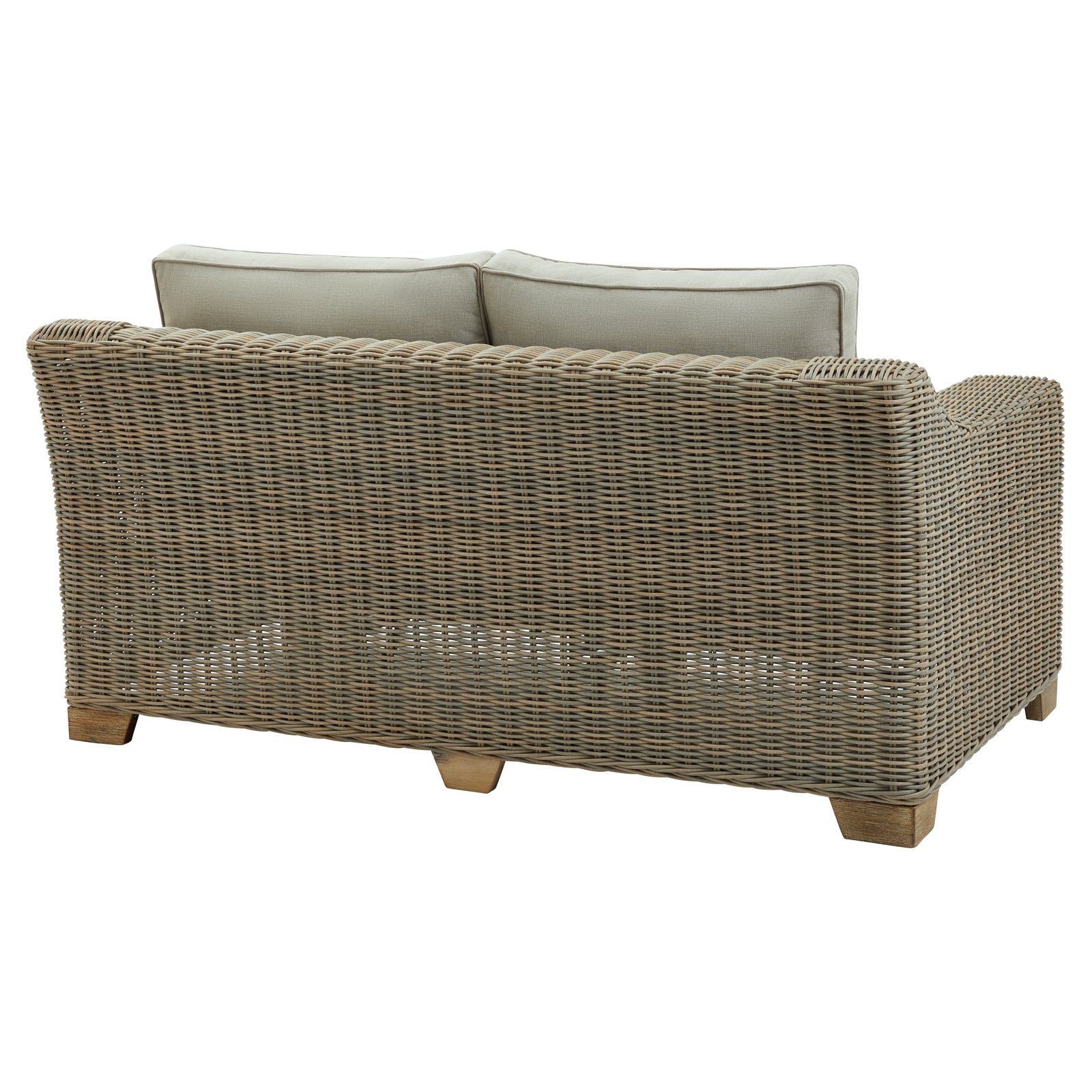 Hepscott Woven Outdoor Two-Seater Sofa