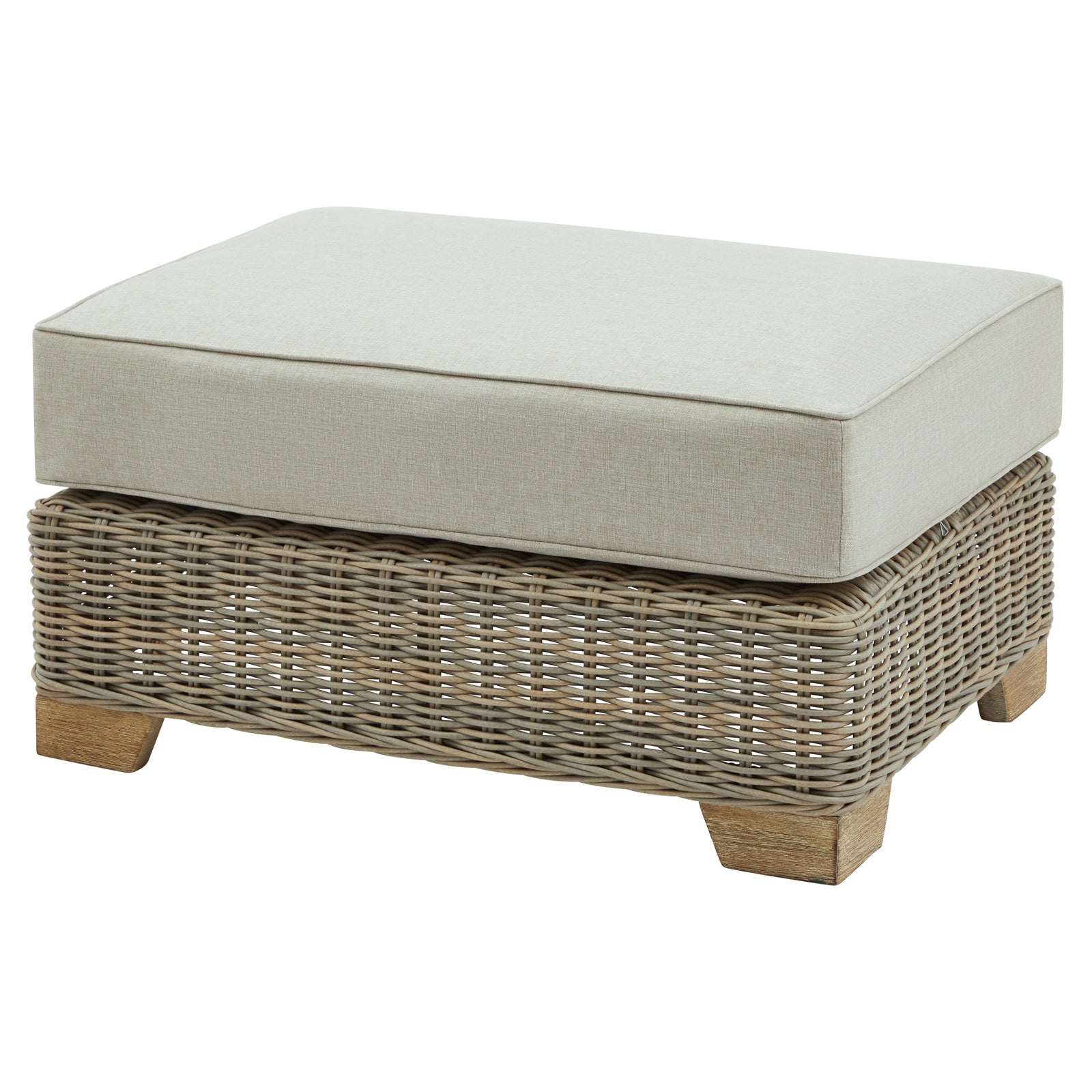 Cambois Woven Outdoor Footstool