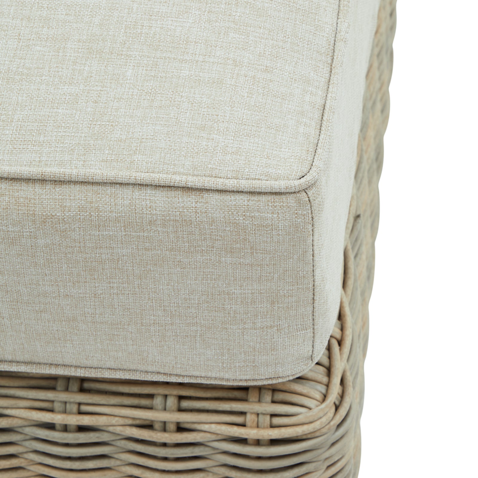 Cambois Woven Outdoor Footstool