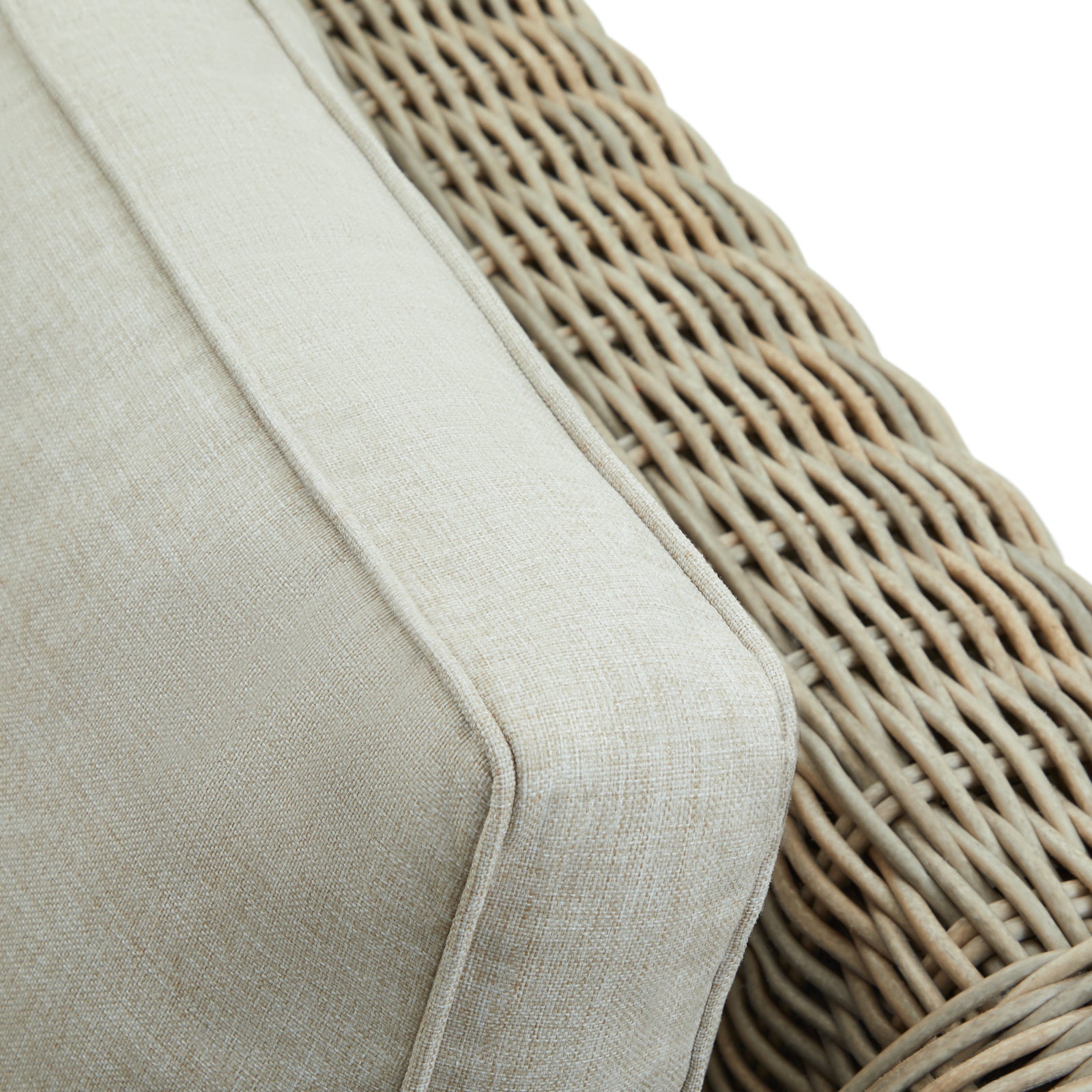 Tritlington Woven Outdoor Three-Seater Sofa