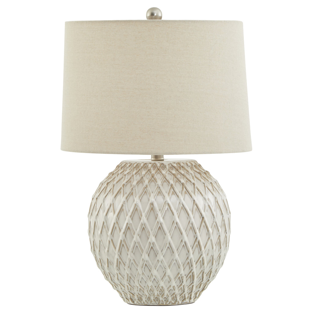 Plessey Lattice Ceramic Table Lamp