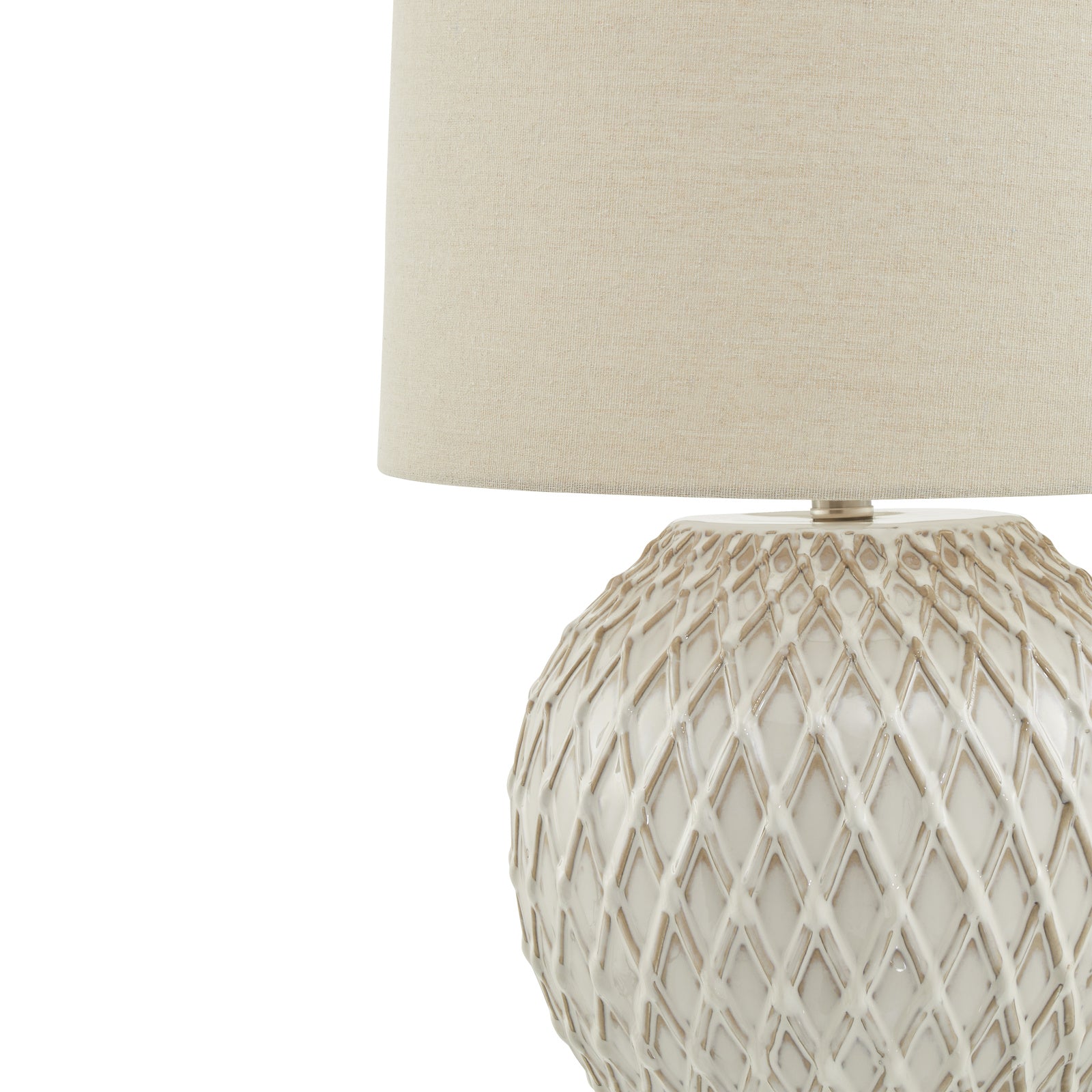 Plessey Lattice Ceramic Table Lamp