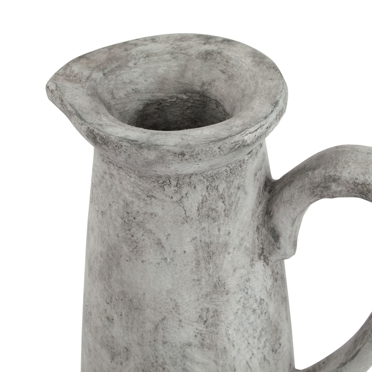 Broomley Tall White Ceramic Jug