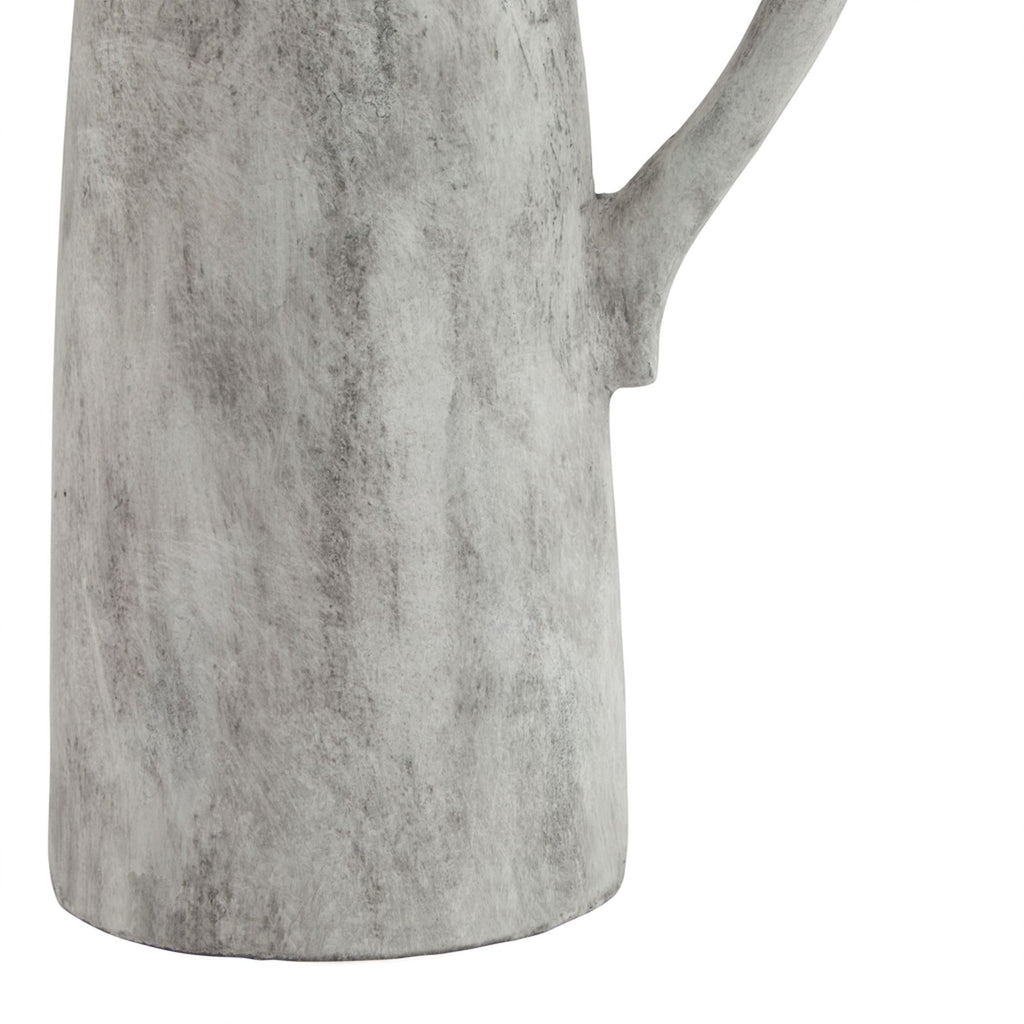 Broomley Tall White Ceramic Jug