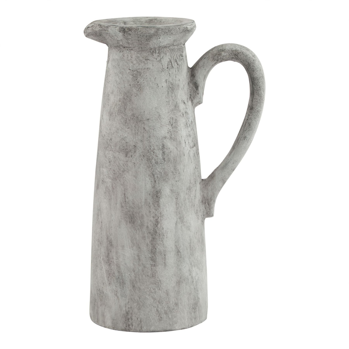 Broomley Tall White Ceramic Jug
