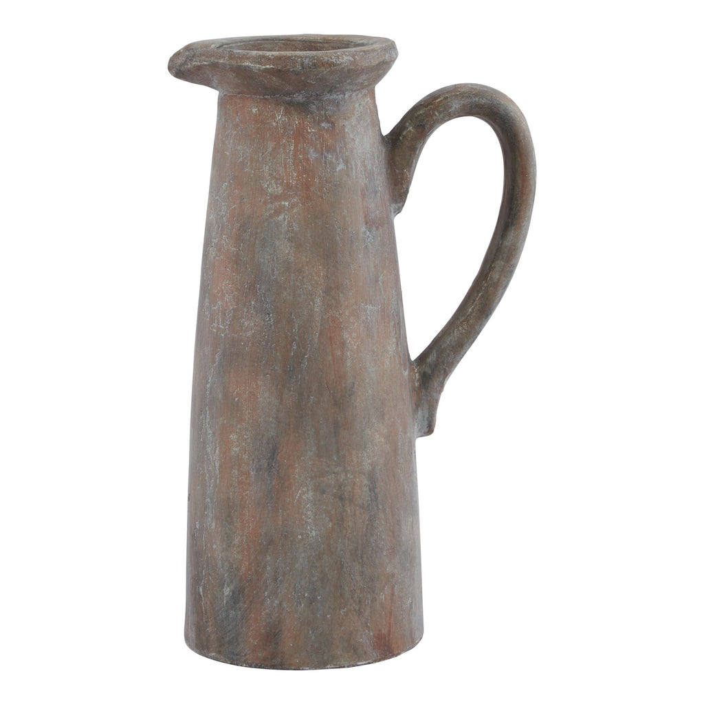Ayle Tall Brown Ceramic Jug