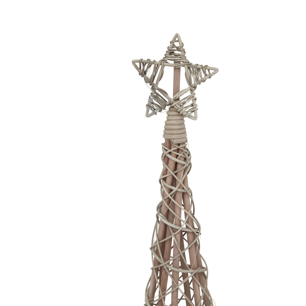 Berrington Large LED Wicker Christmas Tree