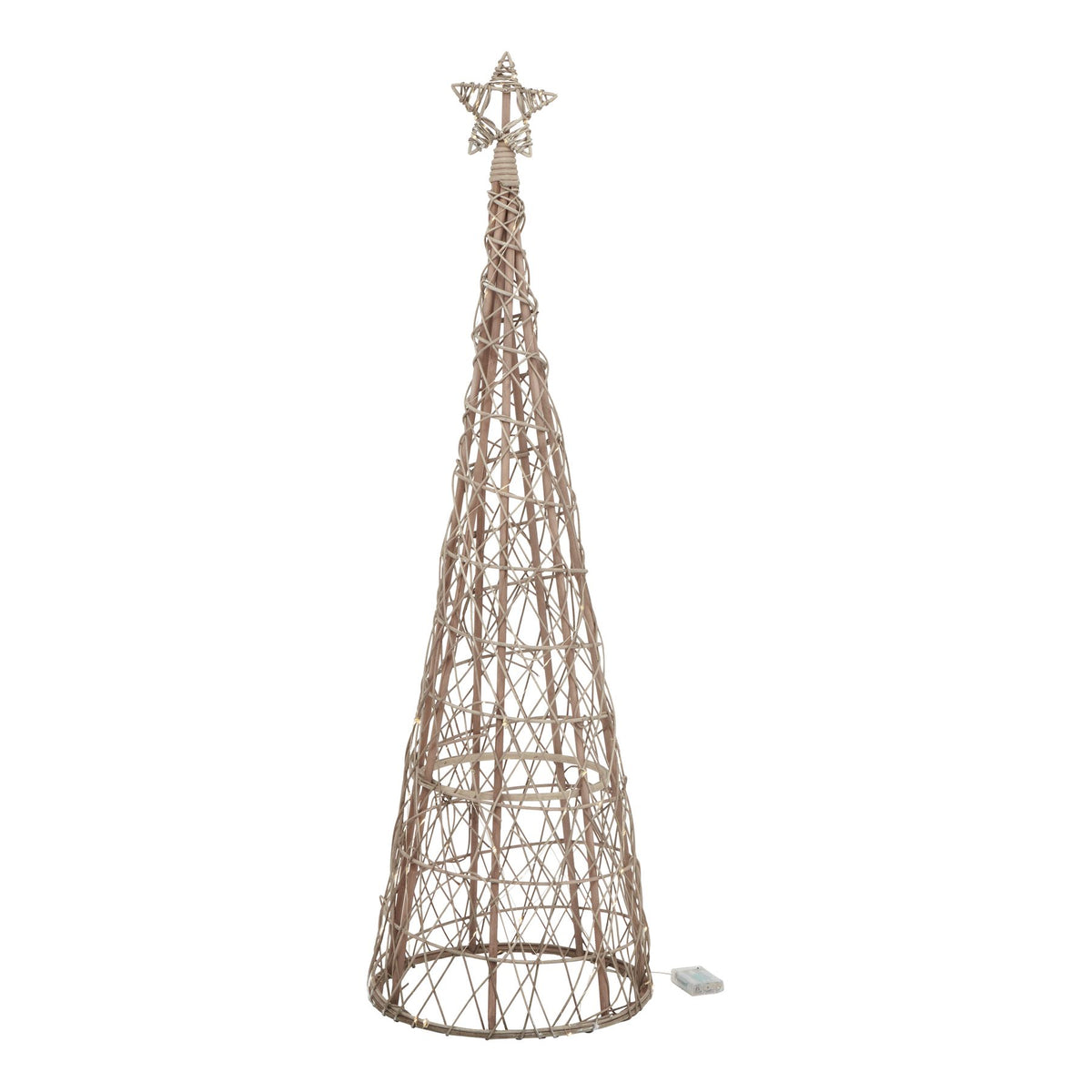 Berrington Large LED Wicker Christmas Tree