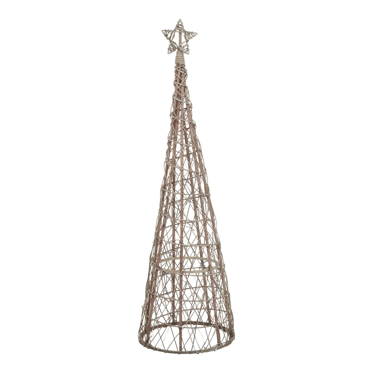 Berrington Large LED Wicker Christmas Tree