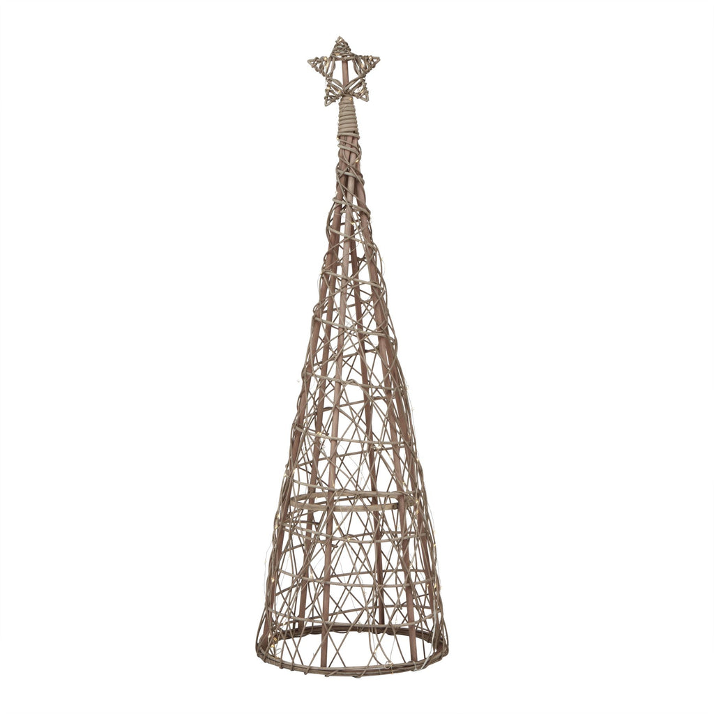 Bingfield LED Wicker Christmas Tree