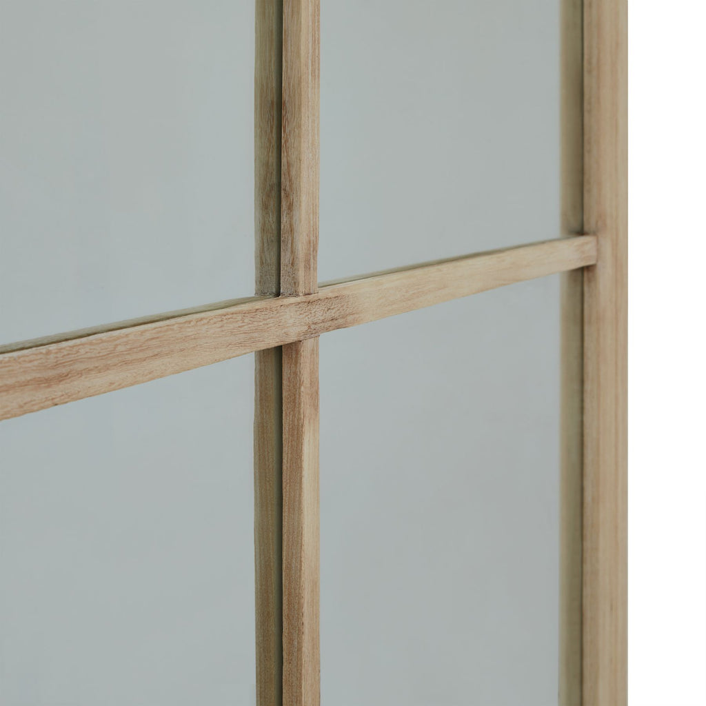 Birling Washed Wood Window Mirror
