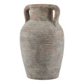 Elsdonburn Large Ribbed Brown Pot