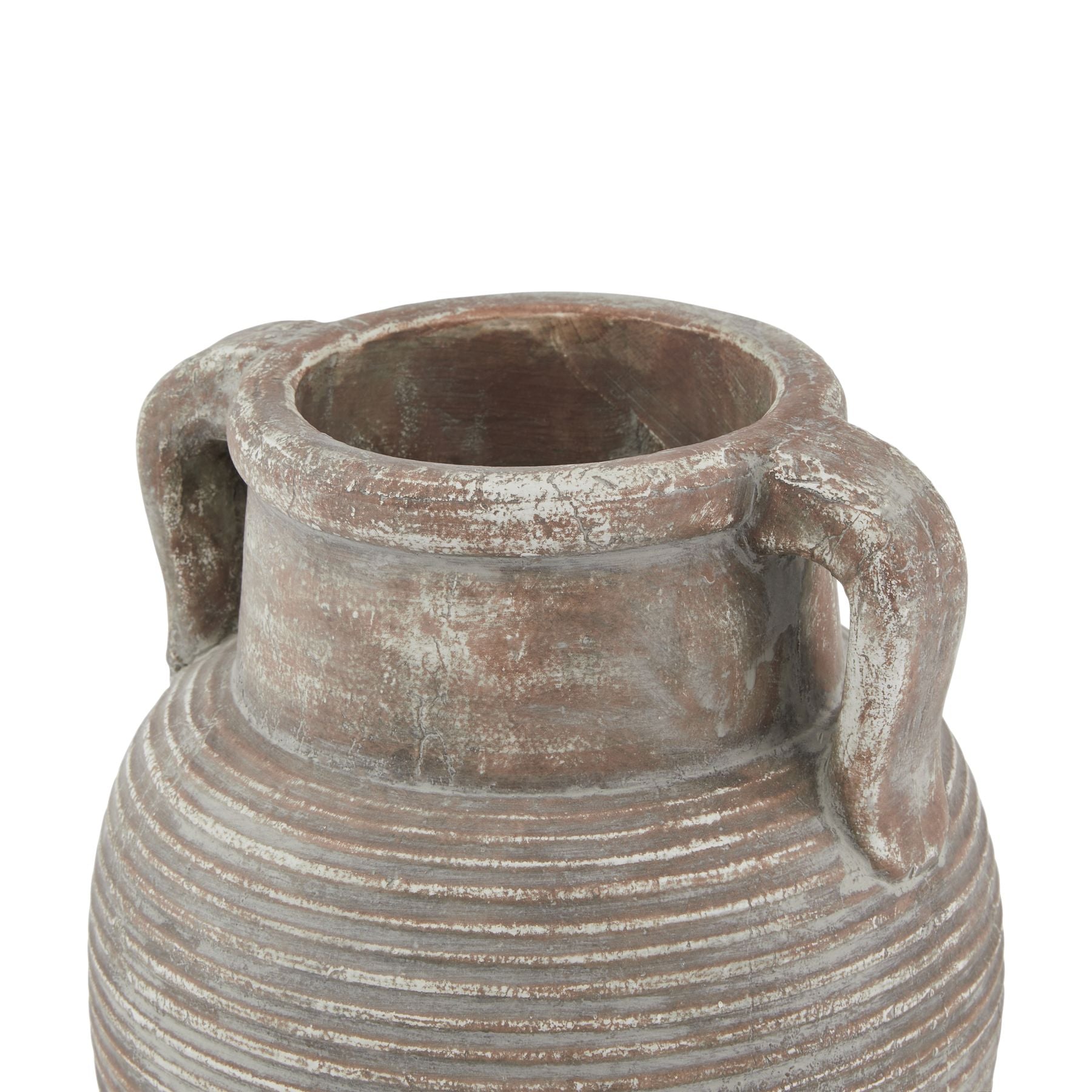 Roddam Ribbed Brown Pot