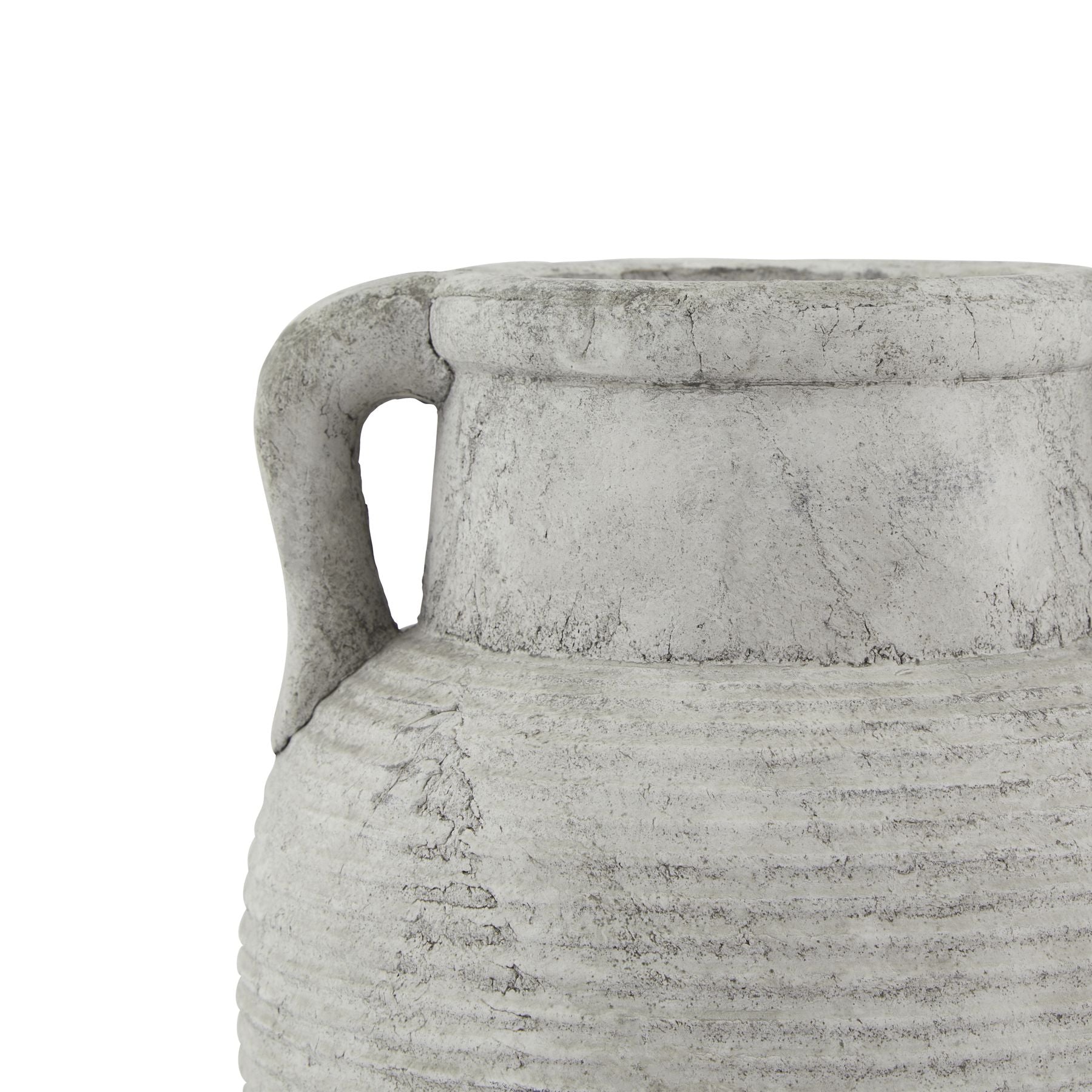 Coquet Ribbed Stone Urn