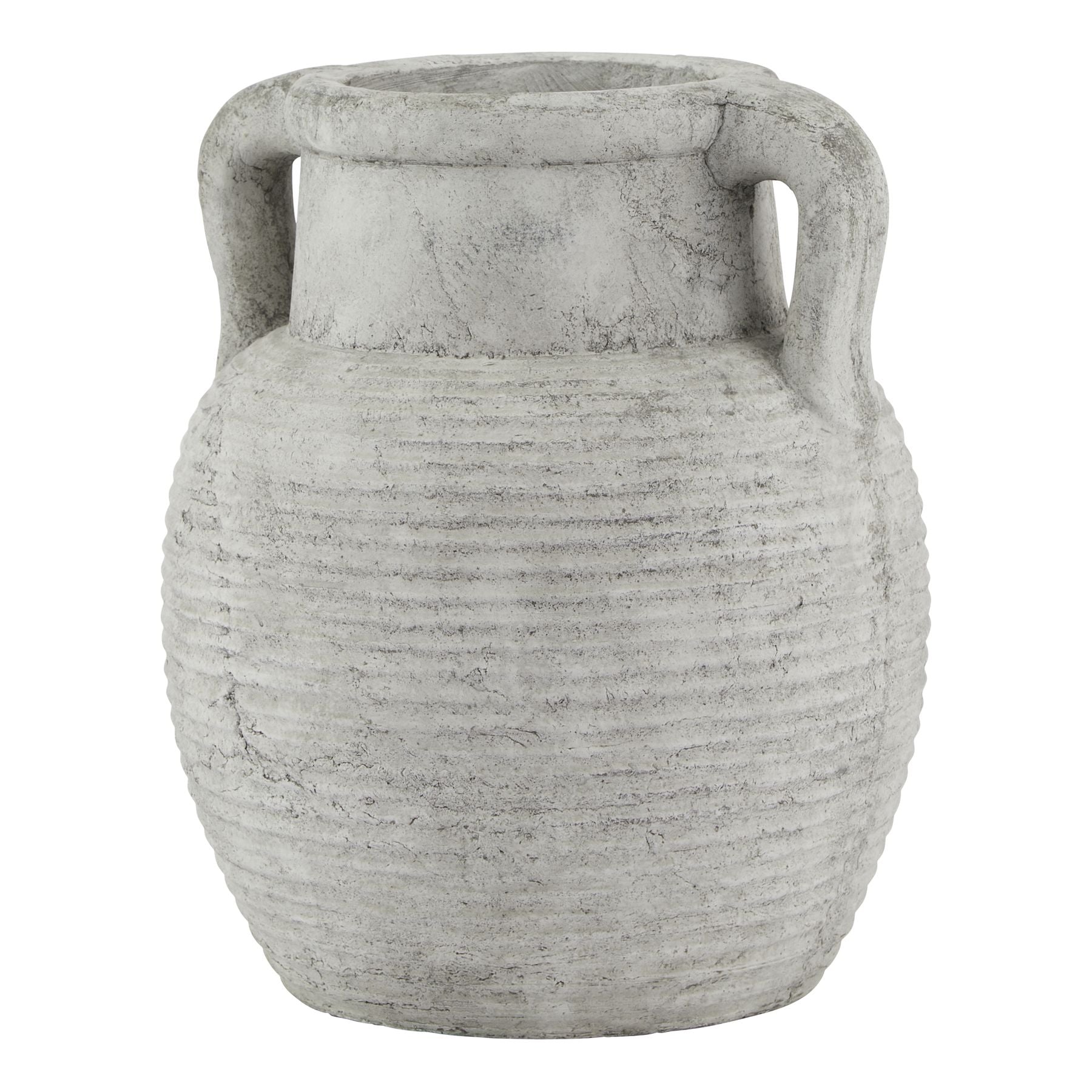 Coquet Ribbed Stone Urn