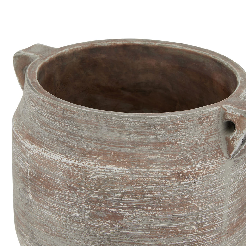 Wooperton Brown Ceramic Pot
