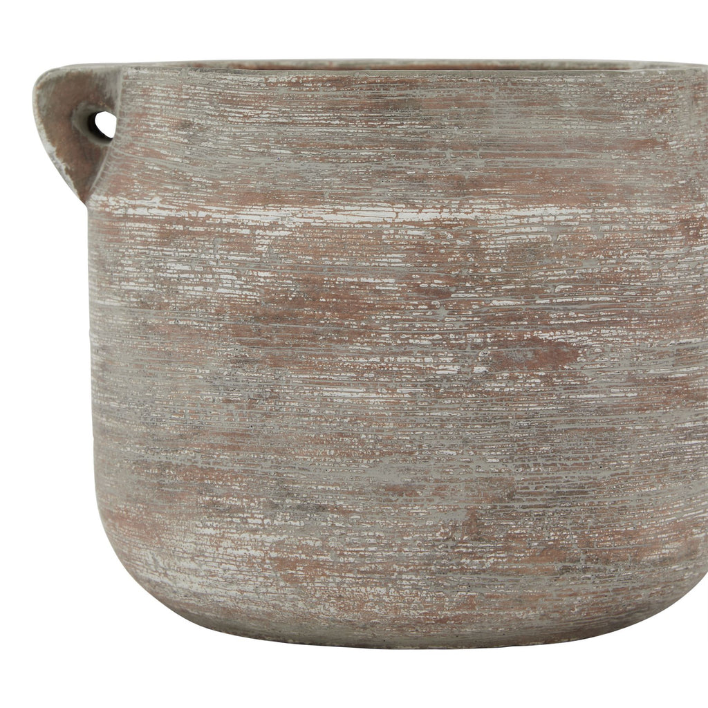 Wooperton Brown Ceramic Pot